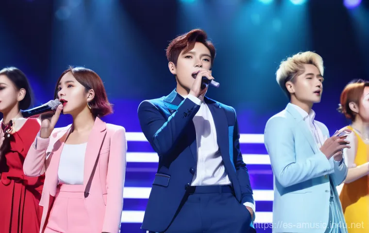 홍콩 Cantopop 부흥기 분석 - Here are three detailed image prompts for Stable Diffusion, adhering to all specified guidelines: